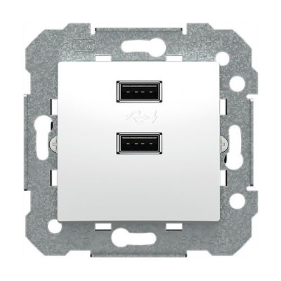 Cargador doble USB Blanco polar BJC 23580 VIVA-imagen_A