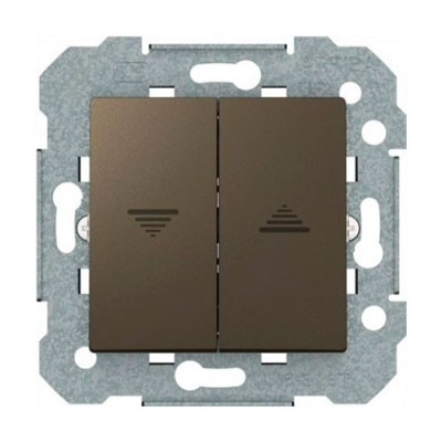 Doble interruptor de persianas Gris lava BJC 23569-GL VIVA-imagen_A