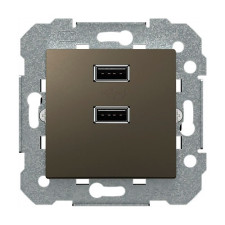 Cargador doble USB Gris lava BJC 23580-GL VIVA-imagen_A