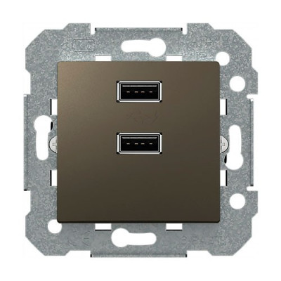 Cargador doble USB Gris lava BJC 23580-GL VIVA-imagen_A