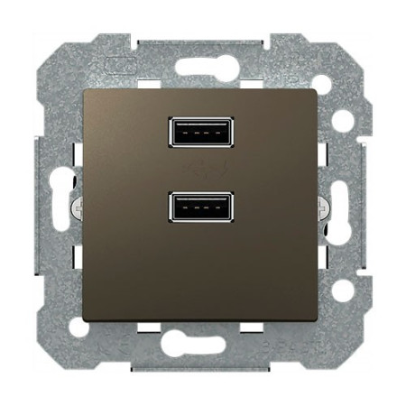 Cargador doble USB Gris lava BJC 23580-GL VIVA-imagen_A