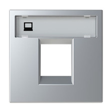 Tapa 1 soporte informatico Plata NIESSEN N2218.1PL ZENIT-imagen_A