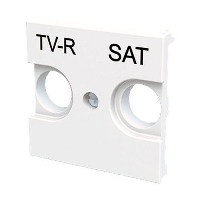 Tapa Toma TV-R-SAT Blanca NIESSEN N2250.1BL ZENIT-imagen_B