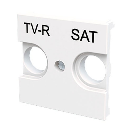 Tapa Toma TV-R-SAT Blanca NIESSEN N2250.1BL ZENIT-imagen_B