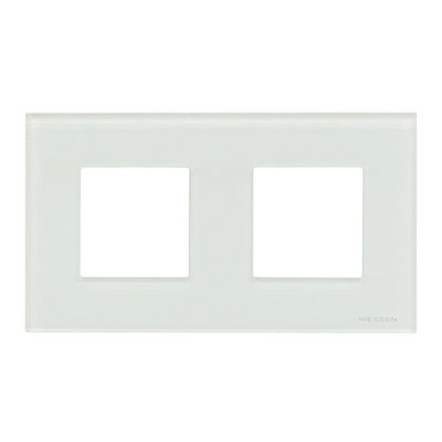 Marco 2 Elementos Cristal Blanco NIESSEN N2272CB ZENIT-imagen_A