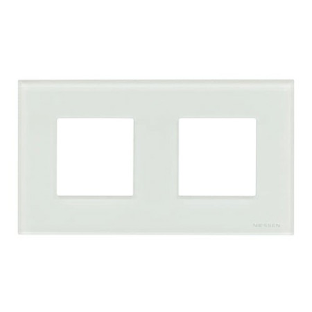 Marco 2 Elementos Cristal Blanco NIESSEN N2272CB ZENIT-imagen_A