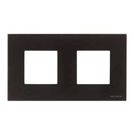 Marco 2 Elementos Cristal Negro NIESSEN N2272CN ZENIT-imagen_A