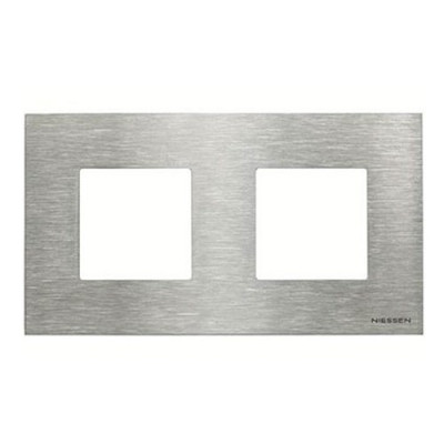 Marco 2 Elementos Acero Inoxidable NIESSEN N2272OX ZENIT-imagen_A