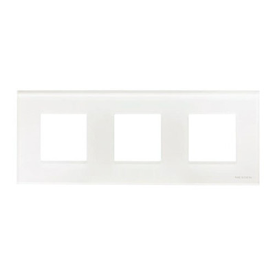 Marco 3 Elementos Cristal Blanco NIESSEN N2273CB ZENIT-imagen_A