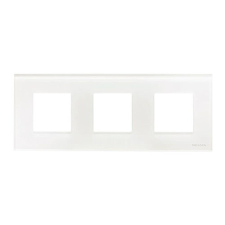Marco 3 Elementos Cristal Blanco NIESSEN N2273CB ZENIT-imagen_A