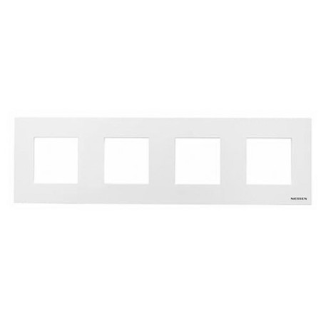 Marco 4 Elementos Blanco NIESSEN N2274BL ZENIT-imagen_A