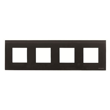 Marco 4 Elementos Cristal Negro NIESSEN N2274CN ZENIT-imagen_A