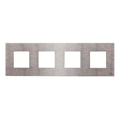 Marco 4 Elementos Acero Inoxidable NIESSEN N2274OX ZENIT-imagen_A