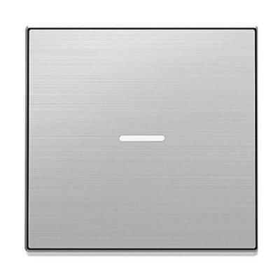Tecla interruptor conmutador y cruzamiento con visor acero inoxidable NIESSEN 8501.3-AI SKY-imagen_A