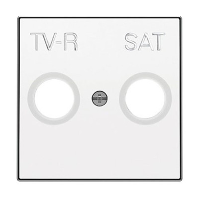 Tapa de toma de Television TV-R-SAT blanco soft NIESSEN 8550.1-BL SKY-imagen_A