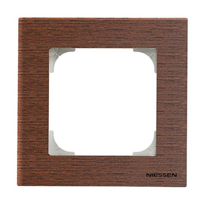 Marco de 1 Elemento wengue natural NIESSEN 8571-WN SKY-imagen_A
