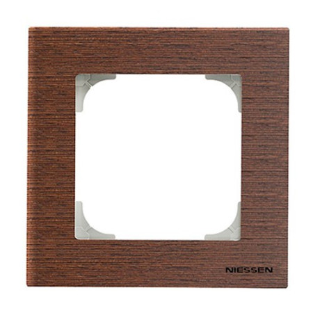 Marco de 1 Elemento wengue natural NIESSEN 8571-WN SKY-imagen_A
