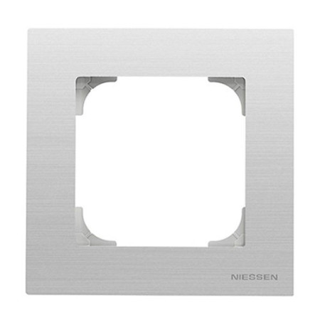 Marco de 1 Elemento acero inoxidable NIESSEN 8571-AI SKY-imagen_A