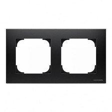 Marco de 2 elementos negro soft NIESSEN 8572-NS SKY-imagen_A