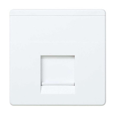 Tapa adaptador Informatico 1 conector RJ AMP Blanco 27087-35 SIMON 27 play-imagen_A