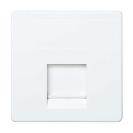 Tapa adaptador Informatico 1 conector RJ AMP Blanco 27087-35 SIMON 27 play-imagen_A