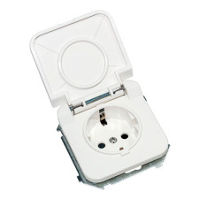 Enchufe estanco IP44 de exterior para empotrar blanco-imagen_A
