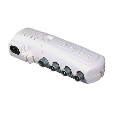 Amplificador TELEVES 552840: Ganancia de 20dB y bajo consumo