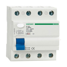 Interruptor diferencial trifásico Werden 4P 100A 300mA