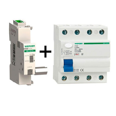 Diferencial rearmable WERDEN superinmunizado 4x40x30 mA con 3 rearmes-imagen_A