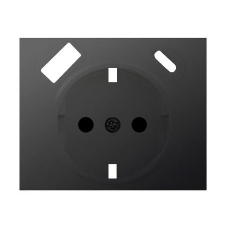 Tapa enchufe 2P+T USB antracita cosso | BJC 22724-USB-AC MEGA Tapa enchufe 2P+T USB antracita cosso | BJC 22724-USB-AC MEGA