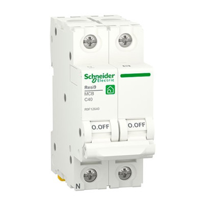 Automatico Magnetotermico SCHNEIDER 1P+N 40A vivienda R9F12640 Resi9-imagen_A