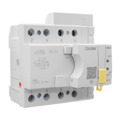 Diferencial rearmable CIRCUTOR de 4P 40A 30mA P26F21-imagen_C