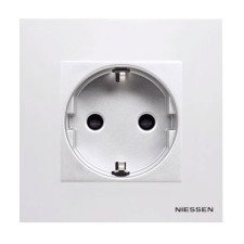 Pack Niessen Zenit enchufe schuko completo Blanco-imagen_1