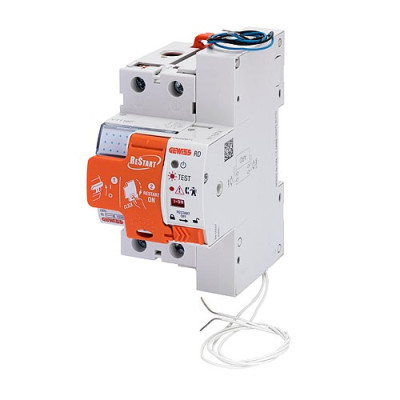 Diferencial rearmable GEWISS de 2P 40A 30mA con rearmes ilimitados GWD4827P-imagen_A