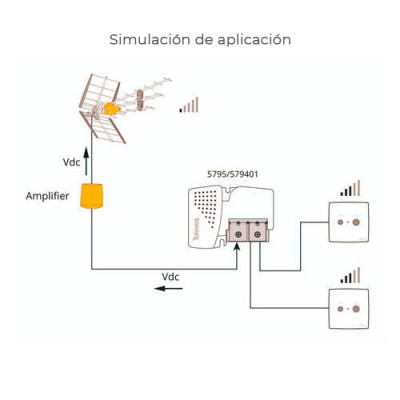 Fuente de alimentacion PicoKom para Fimix de 12V 220mA 1 salida Televes 5796-imagen_D