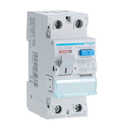 Diferencial SuperInmunizado HAGER 2P 40A 30mA CDH240M-imagen_A