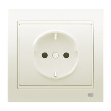 Pack BJC Mega enchufe schuko completo Blanco Satín-imagen-1