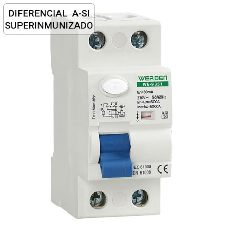 Diferencial WERDEN SuperInmunizado 2P 40A 30mA-imagen_B