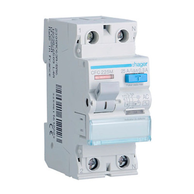 Diferencial HAGER 2P 25A 300mA CFC225M-imagen_A