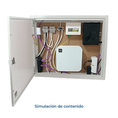 Caja ICT2 empotrable 60x50x8 cm con puerta metálica ventilada-imagen_B