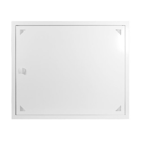 Caja ICT2 empotrable 60x50x8 cm con puerta metálica ventilada-imagen_F