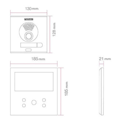 Fermax Kit VEO-XL WIFI DUOX PLUS con CITYLINE y monitor manos libres-imagen_C