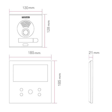 Fermax Kit VEO-XL WIFI DUOX PLUS con CITYLINE y monitor manos libres-imagen_C