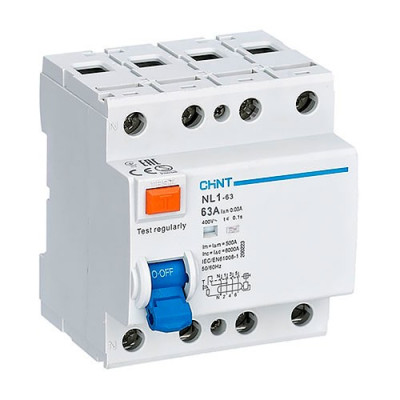 Diferencial SuperInmunizado CHINT de 4P 63 30mA NL1-4-63-30ASi-imagen_A
