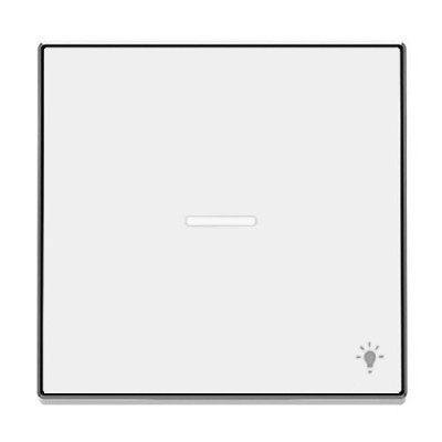 Tecla pulsador luz con visor blanco soft NIESSEN 8504.4-BL SKY-imagen_A
