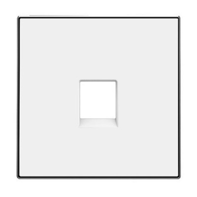 Tapa toma telefono o informatica (RJ12 y RJ45) blanco soft NIESSEN 8517-BL SKY-imagen_A