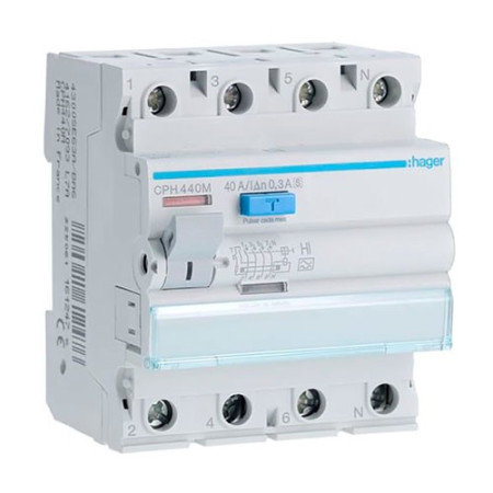 Diferencial SuperInmunizado HAGER 4P 40A 300mA CPH440M-imagen_A