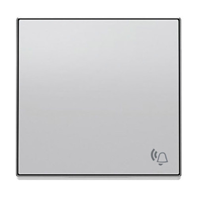 Tecla pulsador timbre plata NIESSEN 8504-PL SKY-imagen_A