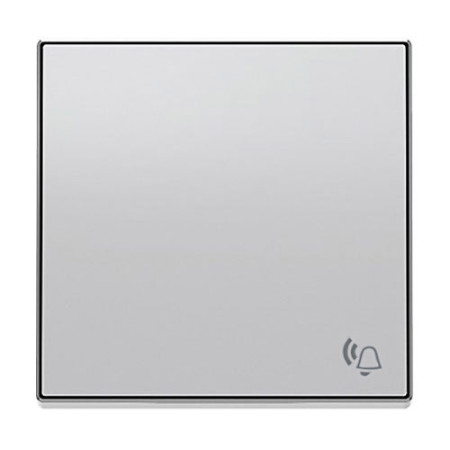 Tecla pulsador timbre plata NIESSEN 8504-PL SKY-imagen_A