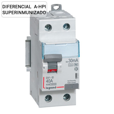 Diferencial LEGRAND SuperInmunizado 2P 40A 30mA 411591-imagen_B